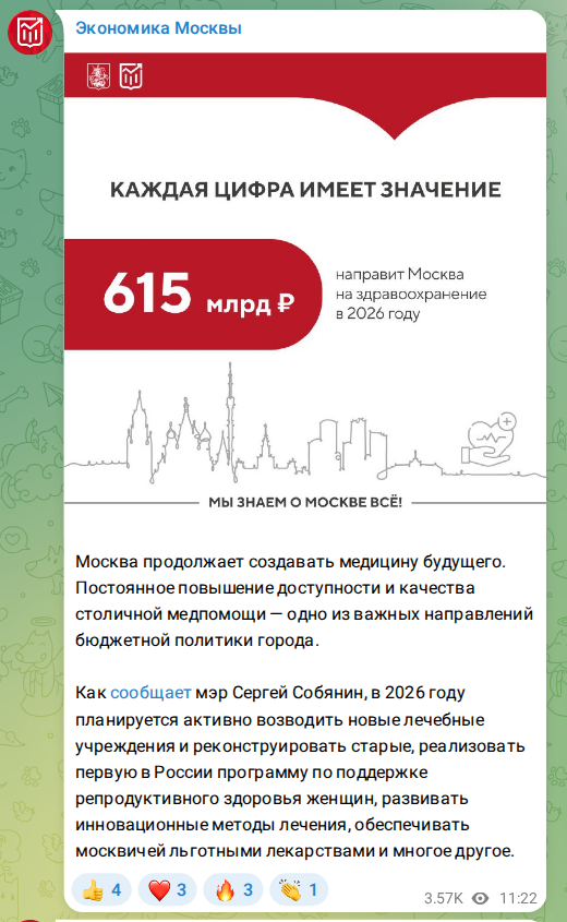 Скриншот поста