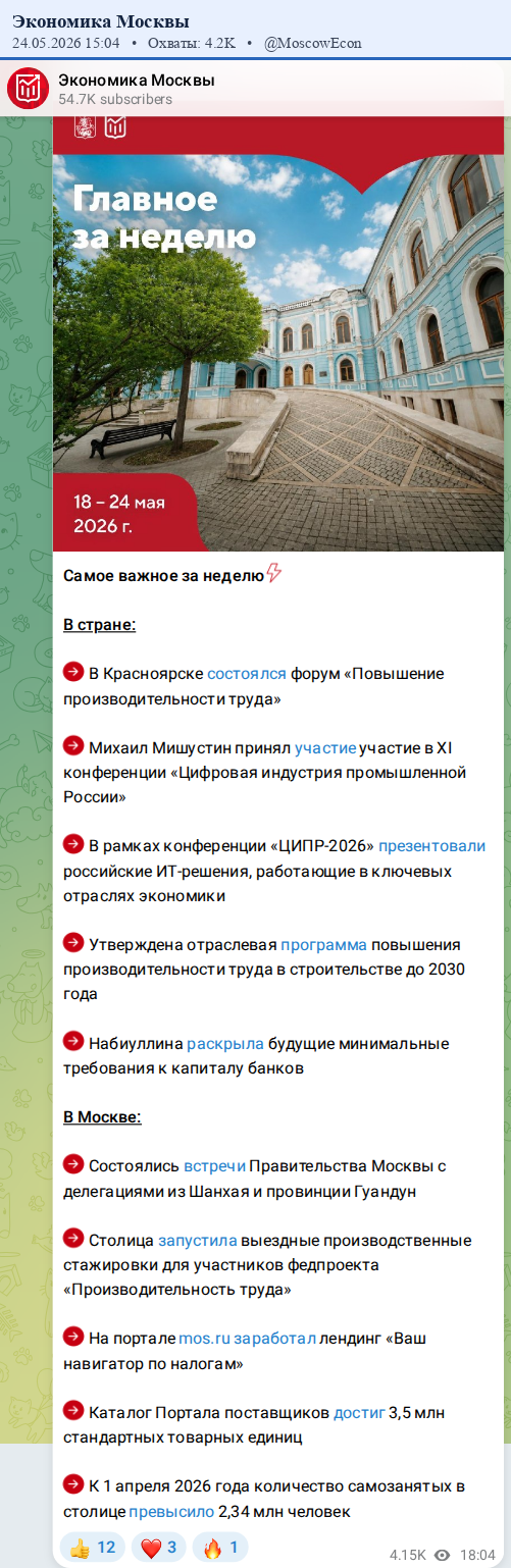 Скриншот поста