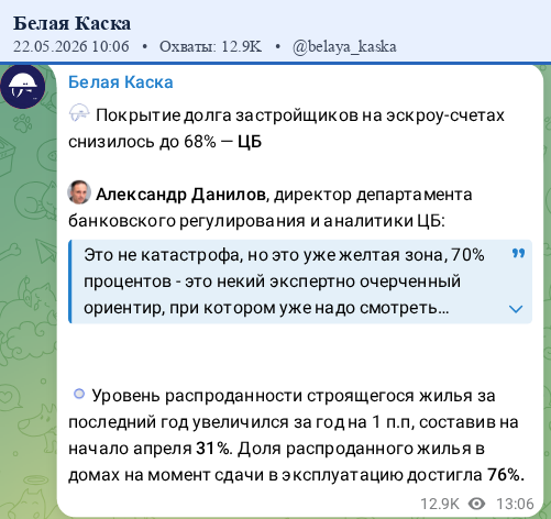 Скриншот поста