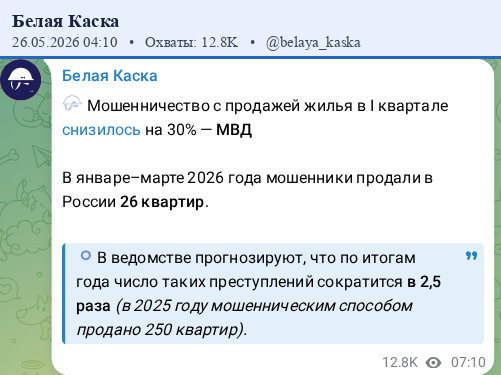 Скриншот поста