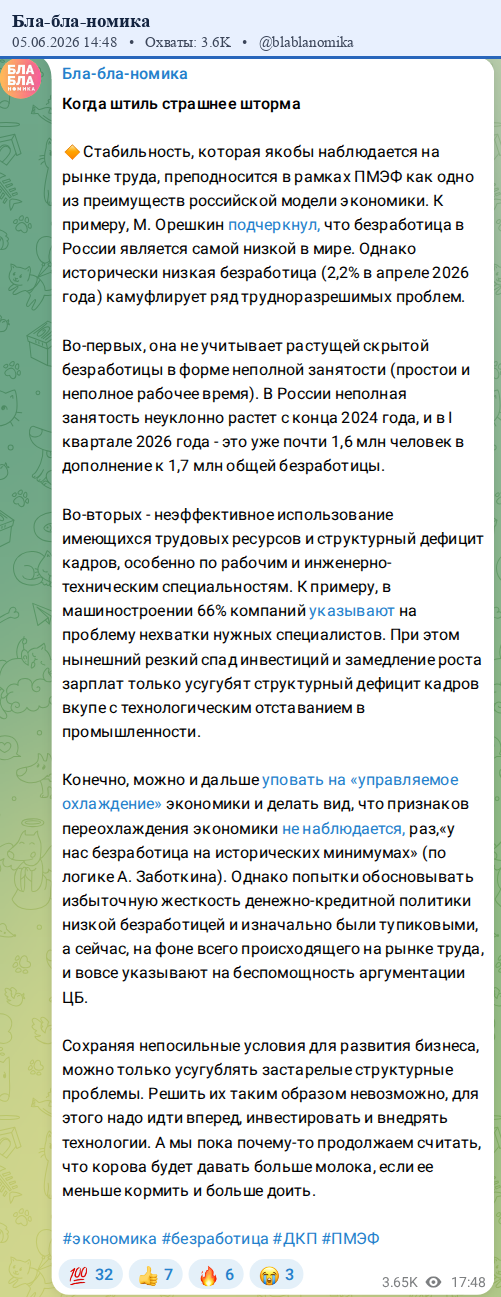 Скриншот поста