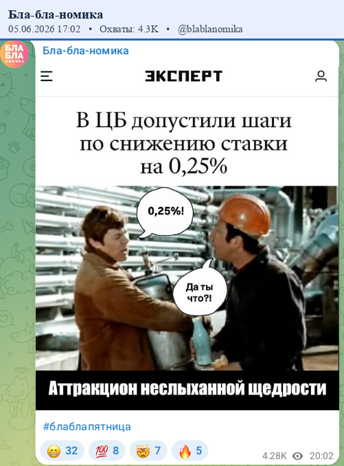 Скриншот поста