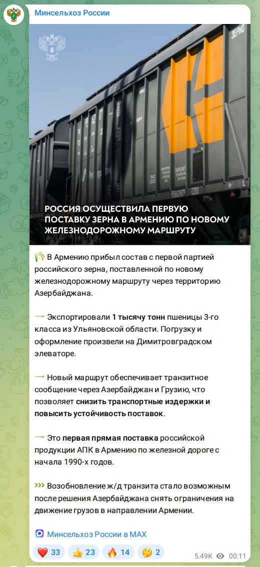 Скриншот поста