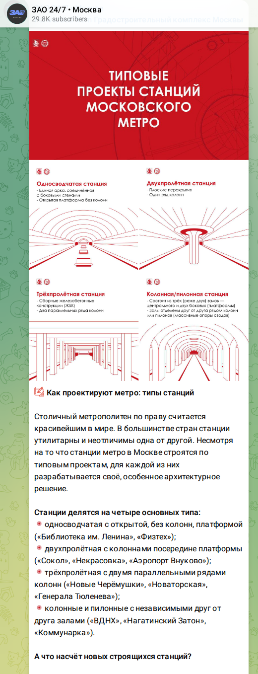 Скриншот поста